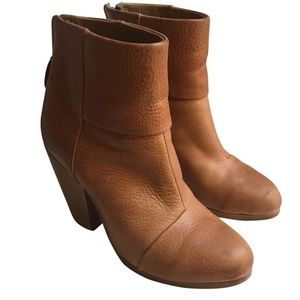 Rag & Bone Tan Newbury Booties Size 6